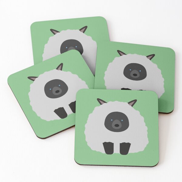 Item preview, cute sheep round friend designed and sold by peachypanda.