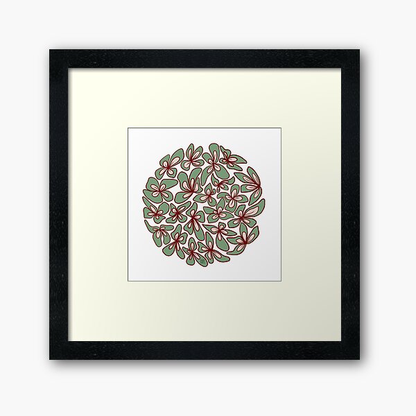 More Flowers Framed Art Print