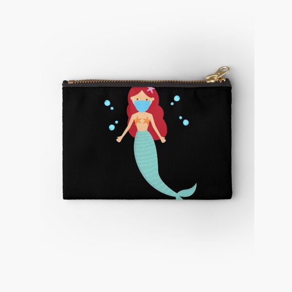 Item preview, Cute Mermaid With A Mask Germophobe Mermaid Introvert Gear designed and sold by DynamicDesign.
