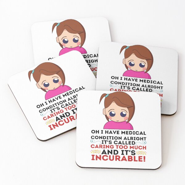 Item preview, Caring Too Much - Best Saying Quotes  designed and sold by PIXEcompany.