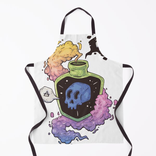 Item preview, Magic bottle with poison. Mystical skull in a vessel designed and sold by K-Boutiques.