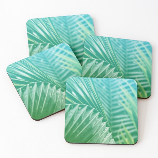 Item preview, Palm Branches in Green and Aqua designed and sold by SkyeAndOxford.