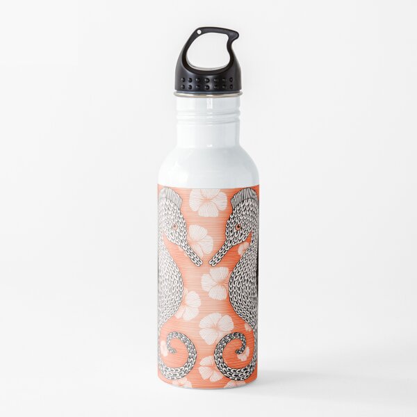 Seahorse coral Water Bottle