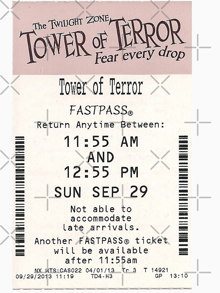 Discover Tower of Terror Fastpass | Classic T-Shirt