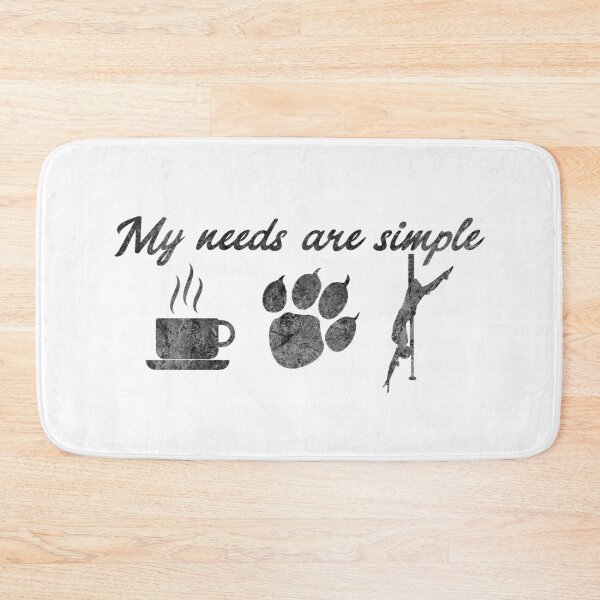 Item preview, I only need coffee tea cats pole dance cat designed and sold by DerNerd.