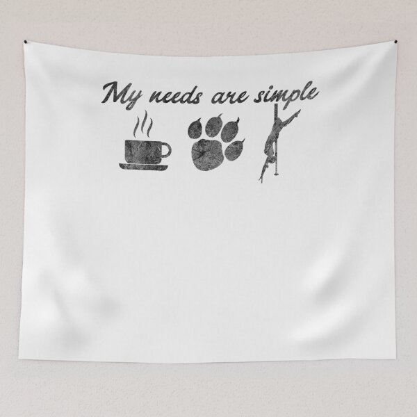 Item preview, I only need coffee tea cats pole dance cat designed and sold by DerNerd.