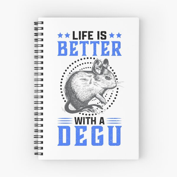 Item preview, Life is better with degu rodent owner gift designed and sold by madgrfx.