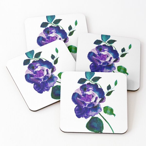 Item preview, Blue rose printing designed and sold by Sevilka.