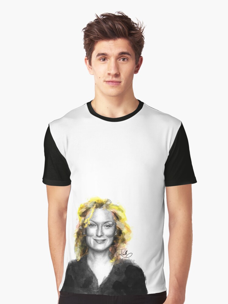 Ster Vertrek kanker Meryl Streep" T-shirt for Sale by Natintins | Redbubble | meryl streep  graphic t-shirts - black and white graphic t-shirts - hollywood graphic t- shirts