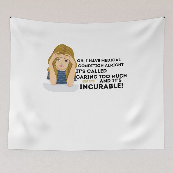 Item preview, Caring Too Much - Best Saying Quotes  designed and sold by PIXEcompany.
