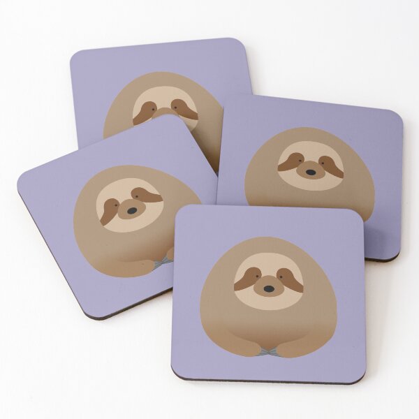 Item preview, sloth cute round friend designed and sold by peachypanda.