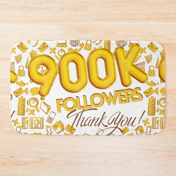 Item preview, 900 K FOLLOWERS THANK YOU SOCIAL MEDIA  designed and sold by lastechance.