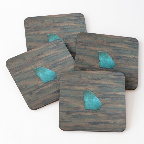 Item preview, Georgia State Shape Teal designed and sold by Jared Davies.