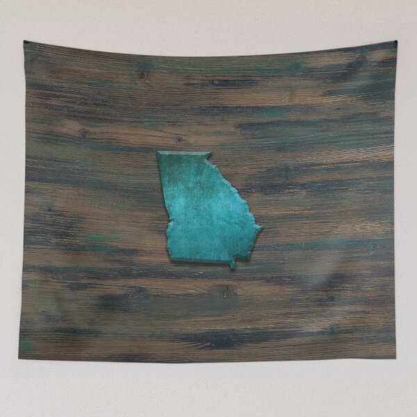Item preview, Georgia State Shape Teal designed and sold by Jared Davies.