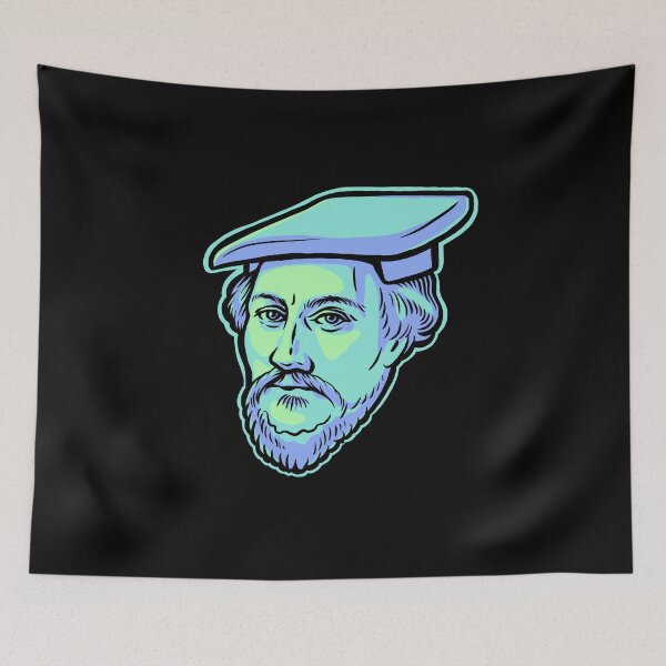 Item preview, John Calvin Vaporwave designed and sold by HalpinDesign.