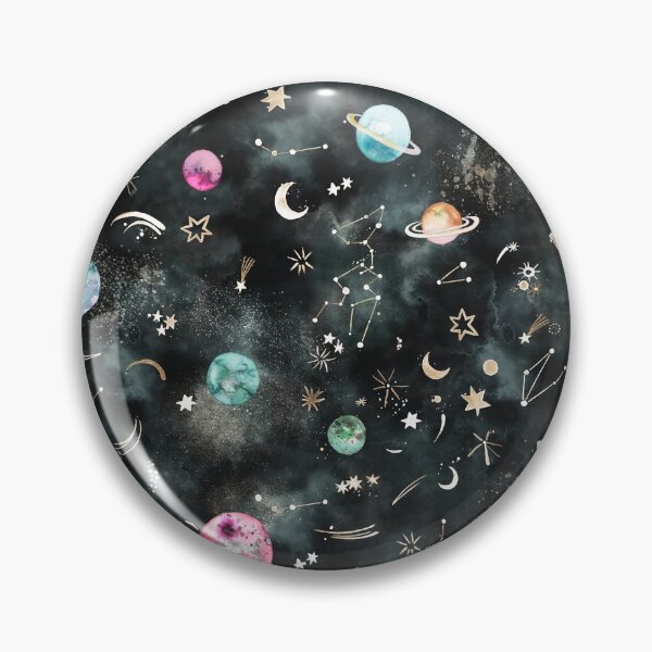 Item preview, Cosmos Galaxy Space Constellations Black designed and sold by ninoladesign.