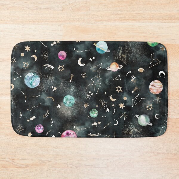 Item preview, Cosmos Galaxy Space Constellations Black designed and sold by ninoladesign.