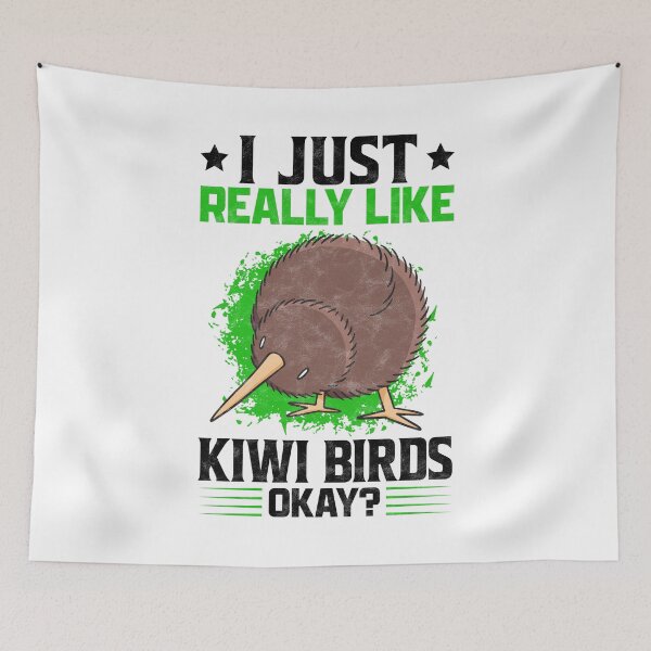 Item preview, I like kiwi bird snipe bouquet humor designed and sold by madgrfx.