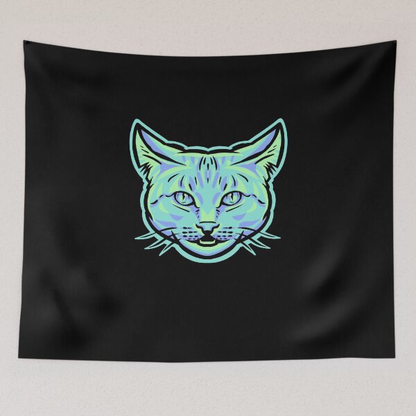 Item preview, Cute Retro Vaporwave Cat designed and sold by HalpinDesign.