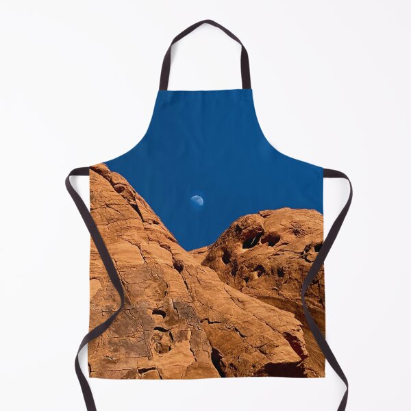 Item preview, Daylight Moon over Red Rocks at Valley of Fire State Park near Las Vegas, Nevada designed and sold by Trevor and Photos.