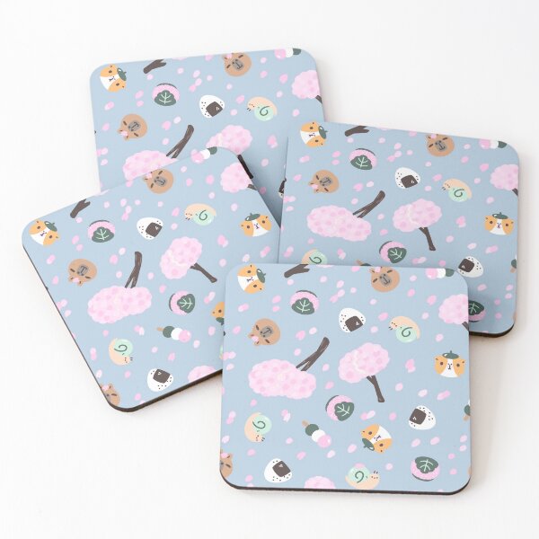 Item preview, Bubu and Moonch Sakura Season Pattern  designed and sold by Miri-Noristudio.
