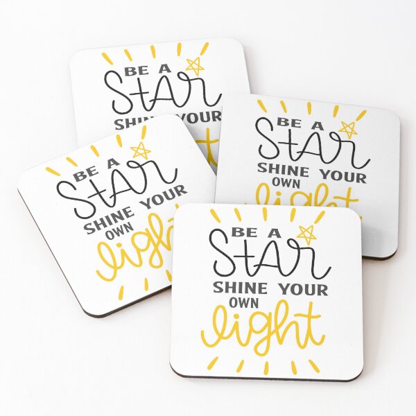 Item preview, Be a star Shine your own light. Motivational quote  designed and sold by Akatamakata.