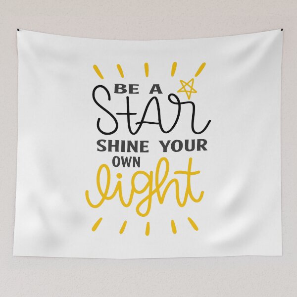 Item preview, Be a star Shine your own light. Motivational quote  designed and sold by Akatamakata.
