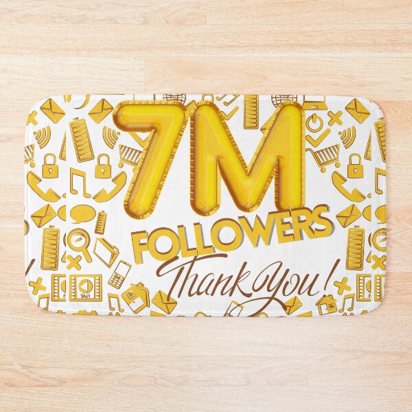 Item preview, 7 MILLION FOLLOWERS THANK YOU SOCIAL MEDIA  designed and sold by lastechance.