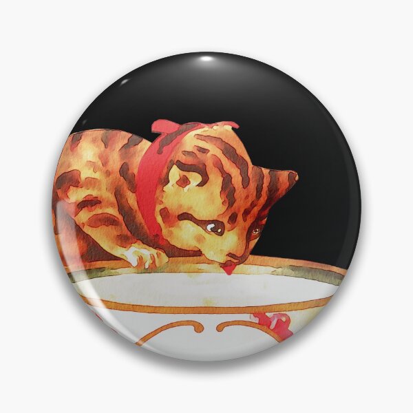 Item preview, A tiny kitten slurps milk designed and sold by Zanimations.