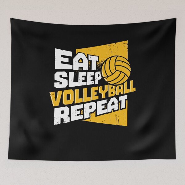 Item preview, Eat Sleep Volleyball Repeat designed and sold by Marcid95.