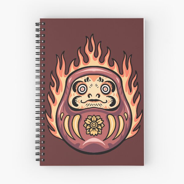 Item preview, Flaming Japanese Daruma Doll designed and sold by SLAG-Creative.