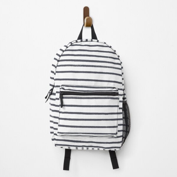 Item preview, Inkwell gray stripes on white designed and sold by A-using-colors.