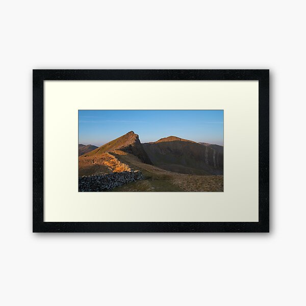 A Mornings Hike up Mynydd Drws-y-Coed Framed Art Print