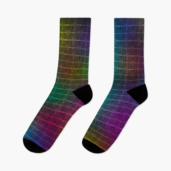 Item preview, Rainbow Cage Design on Black Background designed and sold by EclecticPaintin.