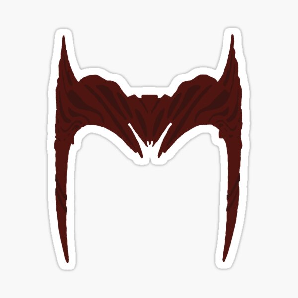 "Scarlet Witch Crown" Sticker by Taurusmon-Di | Redbubble