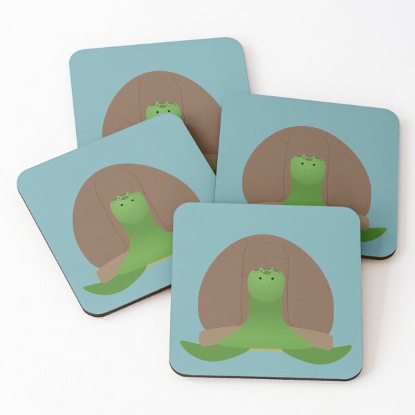 Item preview, cute turtle round friend designed and sold by peachypanda.