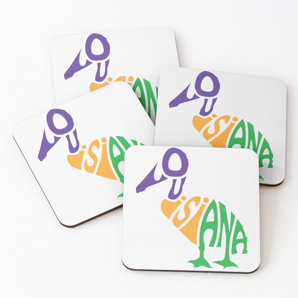 Item preview, Pelican Shaped Louisiana Word Art designed and sold by SLAG-Creative.