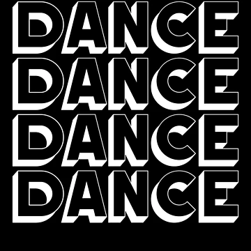 Imagen de la obra Dance I Love Dancing Retro Disco Dancer Gift Ballet Dancer Gear de DynamicDesign