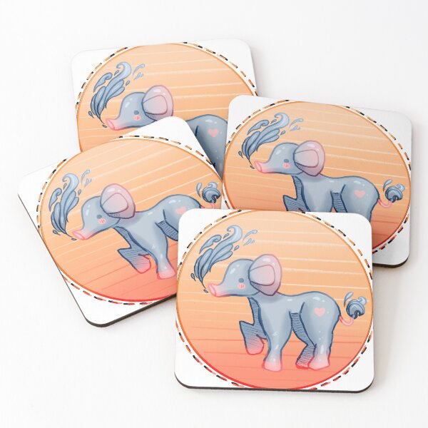 Item preview, Copy of cute little elephant drawing  designed and sold by HibiscusHeron.