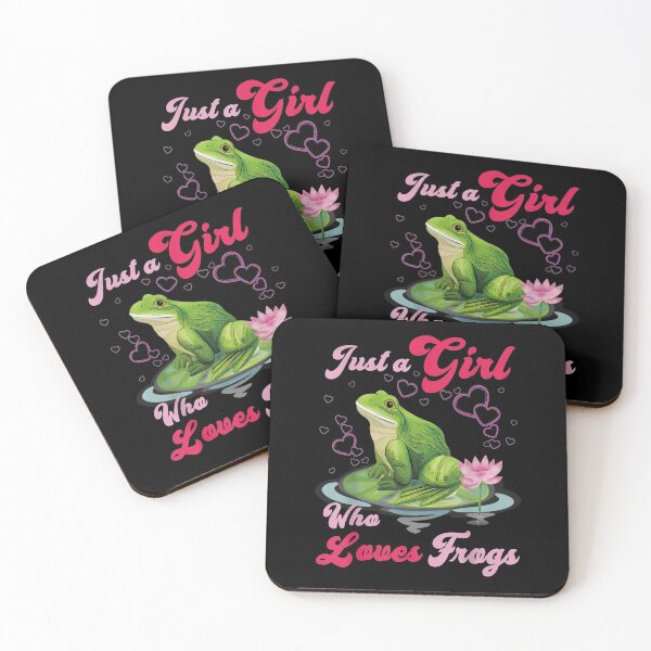 Item preview, Cute and Funny Just a Girl Who Loves Frogs Women and Moms designed and sold by justbejoker.