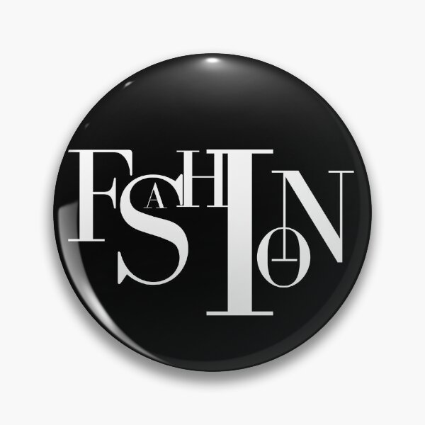 Item preview, Fashion white bold text typography sign black background designed and sold by Inside Head.