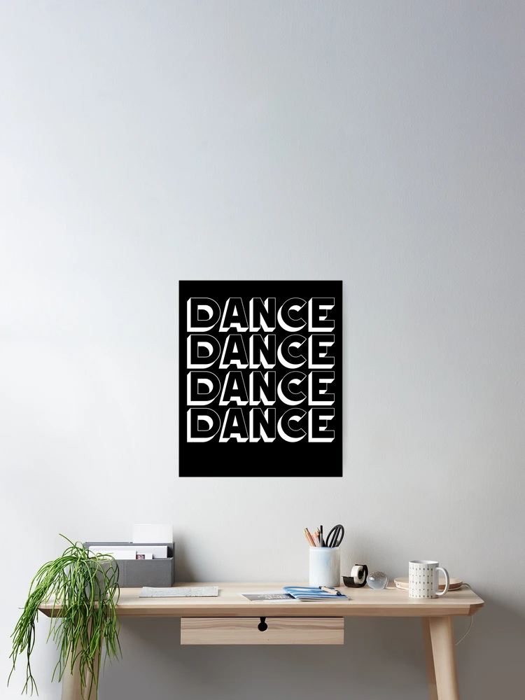Imagen 2 de 3, Póster con la obra Dance I Love Dancing Retro Disco Dancer Gift Ballet Dancer Gear, diseñada y vendida por DynamicDesign.