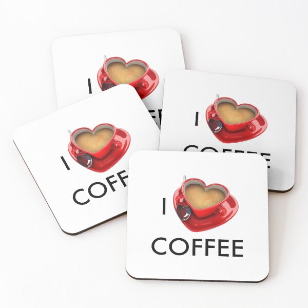 Item preview, I Heart Coffee designed and sold by KohiClub.