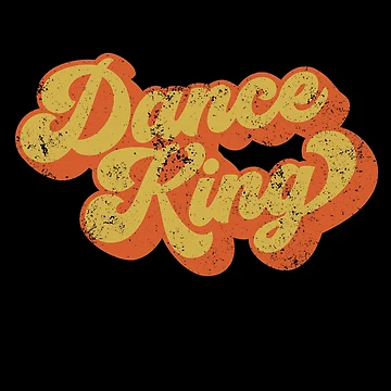 Imagen de la obra Retro Dance King Disco Dancing King Disco Dancing Man Gear de DynamicDesign