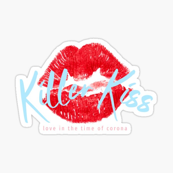 Killer Kiss RED WHITE & BLUE Sticker