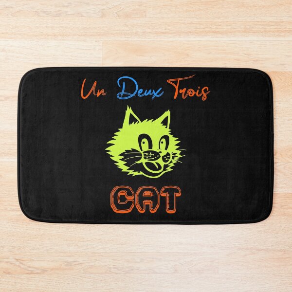 Item preview, UN DEUX TROIS CAT FUNNY FRENCH JOKE designed and sold by DonmedPro1.