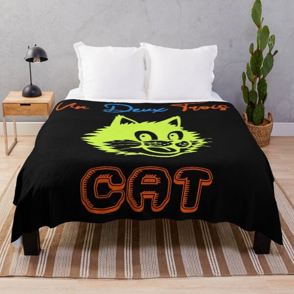 Item preview, UN DEUX TROIS CAT FUNNY FRENCH JOKE designed and sold by DonmedPro1.