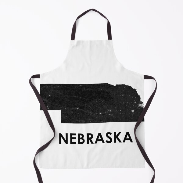 Item preview, Nebraska Street Map Art designed and sold by AmazingMapArt.