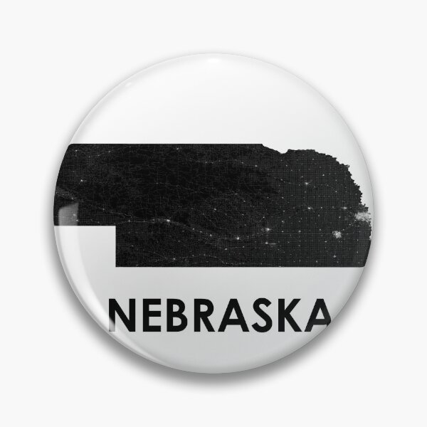 Item preview, Nebraska Street Map Art designed and sold by AmazingMapArt.