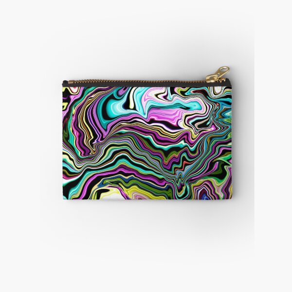 Item preview, Abstract Multicolored Swirl Design on Black Background designed and sold by EclecticPaintin.